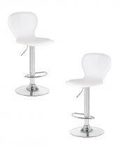Набор 2 шт Стул барный DOBRIN ELISA, белый
