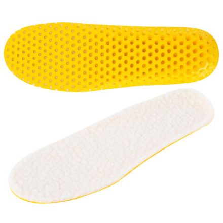 Стельки для обуви ЗИМНИЕ СУПЕРДЫШАЩИЕ, материал EVA, размер RU 34-40 / EU 35-41, с линиями выреза, SHEGRA (ШЕГРА), 700757