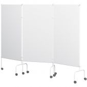 Ширма медицинская MEG_на колесах, трехсекционная ШМ-МСК (код МСК-3302)