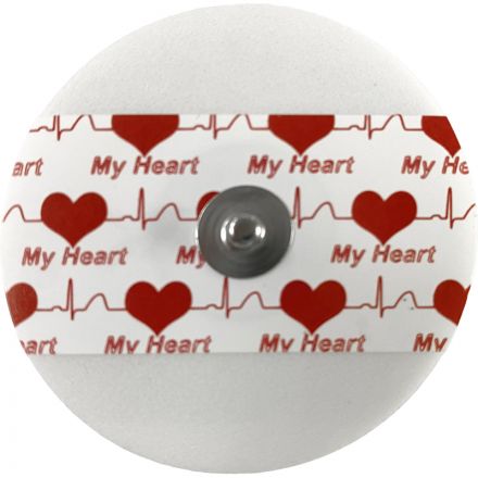 Электрод ЭКГ однораз My Heart, тверд, на вспен осн,D55мм (50 шт/упак)Китай