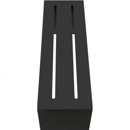 Держатель РЭ_ вертикальный д/полотенца LIRIA RU2201B, черный (701327)