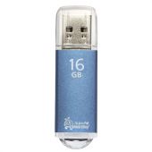 Флеш-диск 16 GB, SMARTBUY V-Cut, USB 2.0, металлический корпус, синий, SB16GBVC-B Флеш-диск 16 GB, SMARTBUY V-Cut, USB 2.0, металлический корпус, синий, SB16GBVC-B