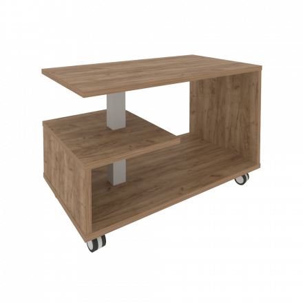 First Стол журнальный на колесах KSM-1 Дуб табак 900*500*580 First Стол журнальный на колесах KSM-1 Дуб табак 900*500*580