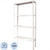 Стеллаж металлический 0MX_P_МС-15/57 с 4-мя полками 700х500х1500