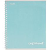 Тетрадь общая А5 80л Attache Акварель гребень картон голубой