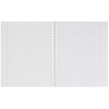 Тетрадь общая А5 80л Attache Акварель гребень картон голубой