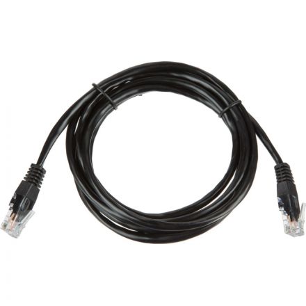 Патч-корд BigTech OPCC009 UTP CCA кат.5e/2м/литой/многожильный (черный)