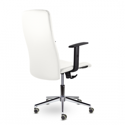 Кресло М-903 Софт хром Ср S-0402 (белый) Кресло М-903 Софт хром Ср S-0402 (белый)