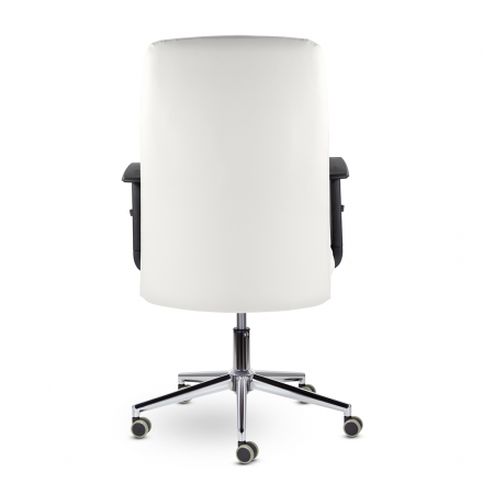 Кресло М-903 Софт хром Ср S-0402 (белый) Кресло М-903 Софт хром Ср S-0402 (белый)