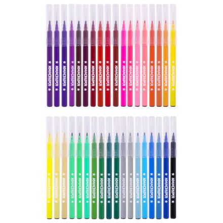 Фломастеры ЮНЛАНДИЯ 36 цветов "КЛАССНЫЕ!", вентилируемый колпачок, 152631