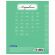 Тетрадь 12 л. BRAUBERG ЭКО "5-КА", частая косая линия, обложка картон 170 г/м2, ЗЕЛЕНАЯ, 104766
