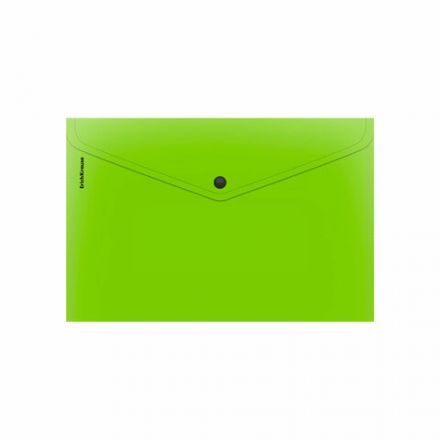 Папка-конверт с кнопкой ERICH KRAUSE "Soft Reef", A4, до 120 листов, непрозрачная, ассорти, 0,18 мм, 62956