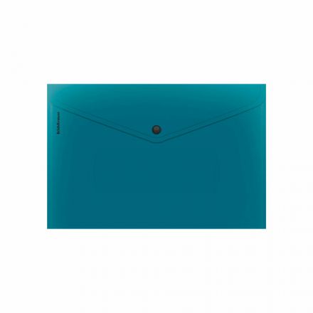 Папка-конверт с кнопкой ERICH KRAUSE "Soft Reef", A4, до 120 листов, непрозрачная, ассорти, 0,18 мм, 62956