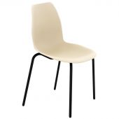 Стул для столовых EL_SHT-ST29/S130 HD пластик бежевый/черный муар