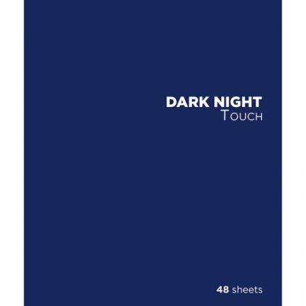 Тетрадь А5 48 л., ПЗБМ, скоба, клетка, Soft Touch, брайль 3D, "ДаркНайтТач", 28121 Тетрадь А5 48 л., ПЗБМ, скоба, клетка, Soft Touch, брайль 3D, "ДаркНайтТач", 28121