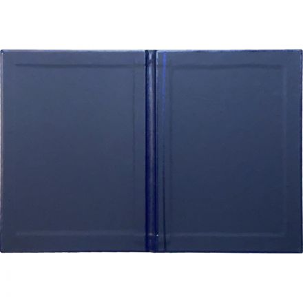 Папка адресная НЕБРАСКА, синий, выклейка диз. бумага, А4