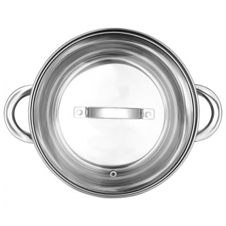 Кастрюля нерж Rondy 5,0л , D=23,5cм, SH07503 Кастрюля нерж Rondy 5,0л , D=23,5cм, SH07503