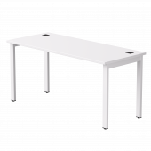 Стол прямой Everprof EVO на металлокаркасе 1580х670х755 мм Белый/Белый