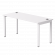 Стол прямой Everprof EVO на металлокаркасе 1580х670х755 мм Белый/Белый