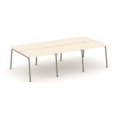 Estetica Рабочая станция на 6 мест ES.D.RS-6.1-VK Сатин/Латте металл 2940*1500*750