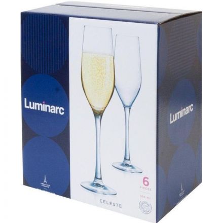 Набор бокалов для шампанского СЕЛЕСТ 160 мл 6 шт L5829