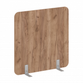 R-line Перегородки на металлических опорах на фетровых подпятниках DP.F-120-120 Дуб табак/Серый металл 1200*18*1200