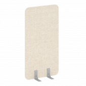 R-line soft Перегородки на металлических опорах на фетровых подпятниках AP.F-80-150 Romeo 02/Серый металл 800*18*1500