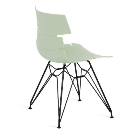 Стул HANSEN (mod. 622N) / 1 шт. в упаковке пластик/металл/эко кожа, 51х47х80 см, высота до сиденья 45 см, фисташковый/черный Стул HANSEN (mod. 622N) / 1 шт. в упаковке пластик/металл/эко кожа, 51х47х80 см, высота до сиденья 45 см, фисташковый/черный