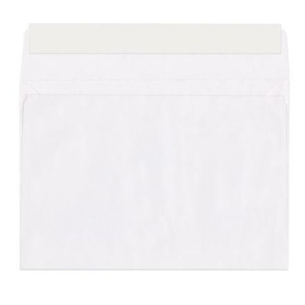 Конверты С5 (162х229 мм) ПРАВОЕ ОКНО, отрывная лента, 80 г/м2, КОМПЛЕКТ 1000 шт., 41551