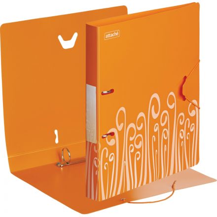 Папка на 2-х кольцах Attache Fantasy 35 мм оранжевая до 300 листов