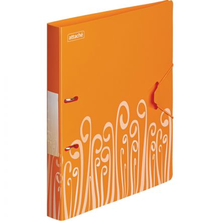 Папка на 2-х кольцах Attache Fantasy 35 мм оранжевая до 300 листов