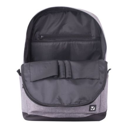 Рюкзак BRAUBERG URBAN универсальный, "Grey Melange", серый, 43х30х17 см, 228842 Рюкзак BRAUBERG URBAN универсальный, "Grey Melange", серый, 43х30х17 см, 228842