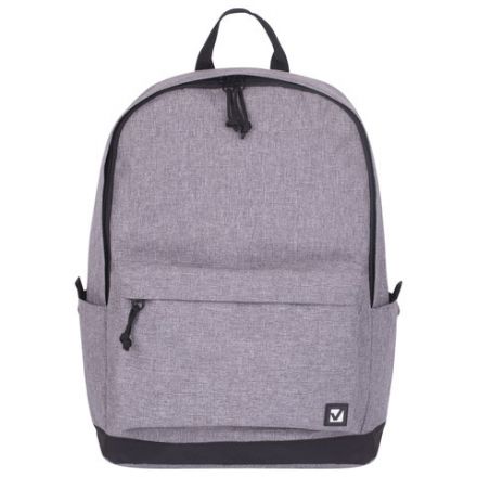 Рюкзак BRAUBERG URBAN универсальный, "Grey Melange", серый, 43х30х17 см, 228842 Рюкзак BRAUBERG URBAN универсальный, "Grey Melange", серый, 43х30х17 см, 228842