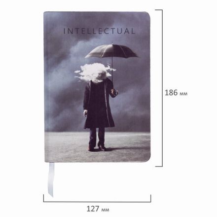 Ежедневник недатированный B6 (127х186 мм), BRAUBERG VISTA, под кожу, гибкий, 136 л., "Spirit", 112117