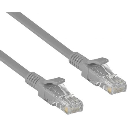 Патч-корд ExeGate UTP-RJ45-RJ45-5e-0,5M-LSZH-GY, cat.5e, 0.5м <EX286379RUS