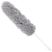 Пипидастр (сметка-метелка) для уборки пыли, метелка 35 см, рукоятка 20 см, серый, LAIMA, 608949