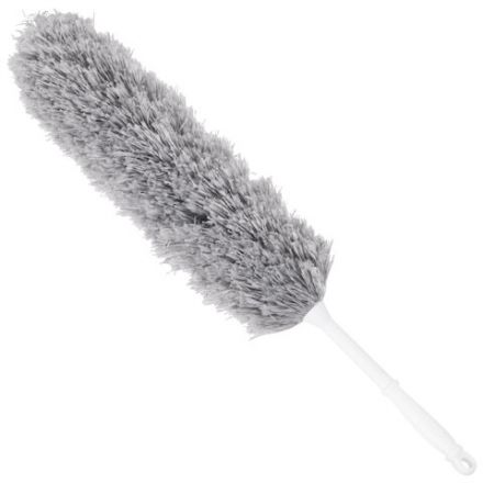 Пипидастр (сметка-метелка) для уборки пыли, метелка 35 см, рукоятка 20 см, серый, LAIMA, 608949