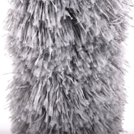 Пипидастр (сметка-метелка) для уборки пыли, метелка 35 см, рукоятка 20 см, серый, LAIMA, 608949