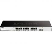 Коммутатор D-Link DGS-1210-26/FL2A L2 24x10/100/1000Base-T,2x1000Base-X SFP