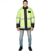 Куртка рабочая зимняя муж з44-КУ черн./лим. (р.48-50) 182-188