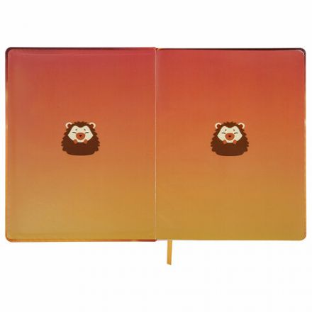 Дневник 1-11 класс 48 л., кожзам (твердая), печать, глиттер, ЮНЛАНДИЯ, "Ежик", 106927