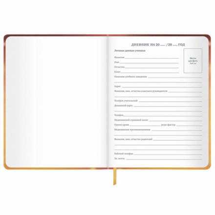 Дневник 1-11 класс 48 л., кожзам (твердая), печать, глиттер, ЮНЛАНДИЯ, "Ежик", 106927