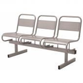 Многоместная секция UD_Раунд перфориров.СМ119-03 3-х мест.серый ral 9006М