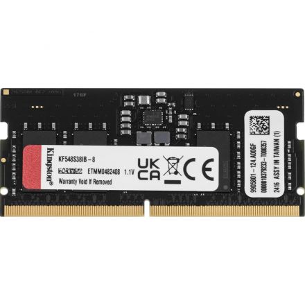 Модуль памяти Kingston FURY Impact DDR5 SO-DIMM 8GB 4800Мгц(KF548S38IB-8)