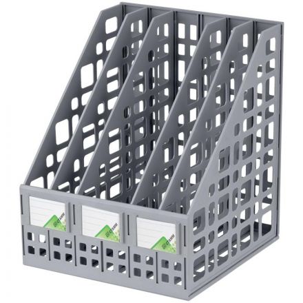 Лоток вертикальный для бумаг СТАММ сборный, 5 отделен, серый ЛТВ-63723/ЛТ84 Лоток вертикальный для бумаг СТАММ сборный, 5 отделен, серый ЛТВ-63723/ЛТ84