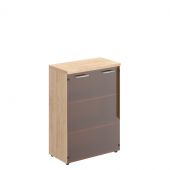 Шкаф со стеклянными дверьми и топом TMC 85.2 Дуб Девон Z 854х452х1203 TORR-Z