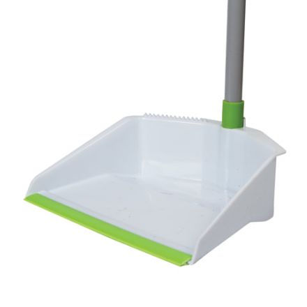Совок для мусора + щетка, рукоятки 80 см с резьбой, пластик, зелено-белый, "ЛЕНИВКА", ЛЮБАША, 603616 Совок для мусора + щетка, рукоятки 80 см с резьбой, пластик, зелено-белый, "ЛЕНИВКА", ЛЮБАША, 603616