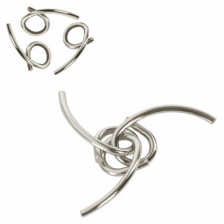 Головоломки металлические ЗОЛОТАЯ СКАЗКА (уровень сложности "ПРОФИ"), набор 6 штук, 662090