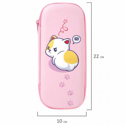 Пенал BRAUBERG, 1 отделение, 1 откидная планка, EVA, 22х10х5 см, "Disturbed", 273513