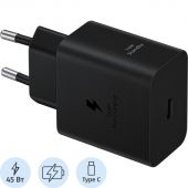 Зарядное устройство сетевое Samsung EP-T4511 45W Type-C Black + cable Зарядное устройство сетевое Samsung EP-T4511 45W Type-C Black + cable